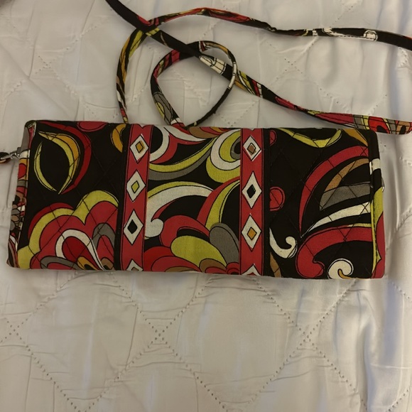 Vera Bradley crossbody clutch wallet/vintage - Picture 2 of 3